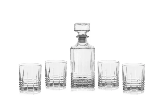 Conjunto para Whisky ou Licor 5 Peças em Vidro (Garrafa 900ml) Up Home