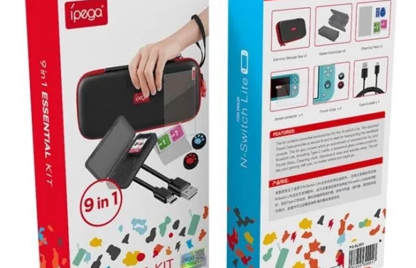 Kit Acessórios Nintendo Super Pack Switch Lite 9 Em 1 Ipega
