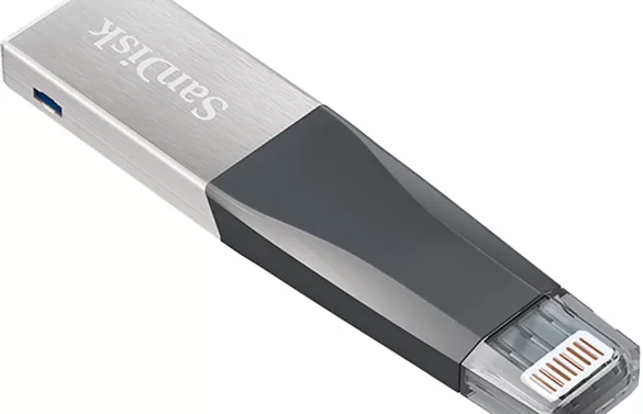 Pendrive Sandisk iXpand Mini para iPhone e iPad Usb3.0 64GB