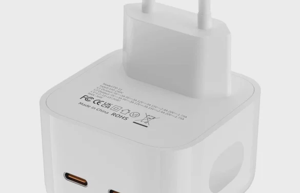 Fonte de 35w Turbo para iPhone dupla entrada Tipo-C