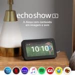 Echo Show 5 (2ª Geração): Smart Display de 5" com Alexa e câmera de 2 MP - Cor Preta