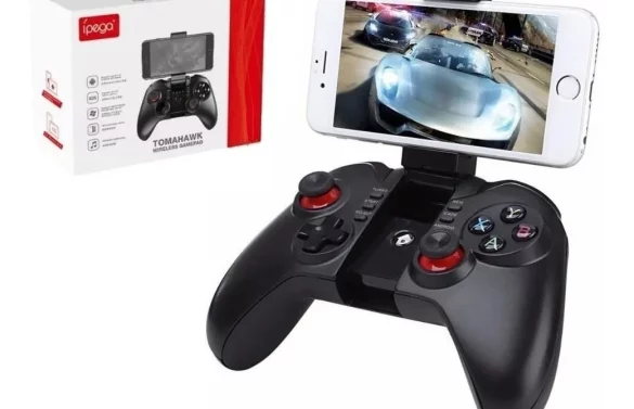 CONTROLE JOYSTICK SEM FIO IPEGA PG-9068 PRETO