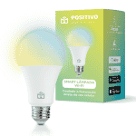 Lâmpada Inteligente Positivo E27, Wi-Fi, RGB, 9W, Smart Compatível Com Alexa E Google