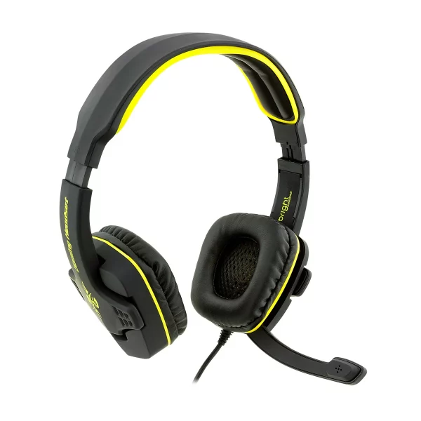 Bright Headset Fone Gamer USB 7.1 áudio surround com haste regulável