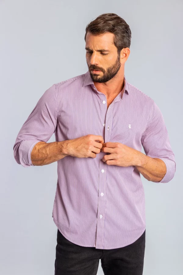 Camisa Maq Sergio K Listra Bicolor