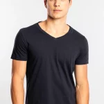 Camiseta Básica Gola V Sergio K - Marinho