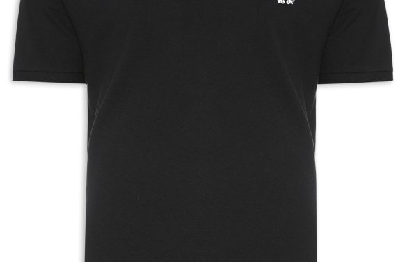 CAMISA JOHN JOHN POLO TRANSFER BLACK MASCULINA