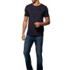 T-SHIRT GUESS MASC LOGO TRIANGULO RELEVO SMART BLUE - Image 2