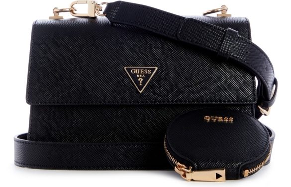 BOLSA ALEXIE CROSSBODY FLAP PRETO UN