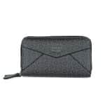 CARTEIRA BUOSO SLG DBL ZIP AROUND CINZA