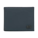 CARTEIRA JOHN JOHN BLACK PLAQUE NAVY MASCULINA