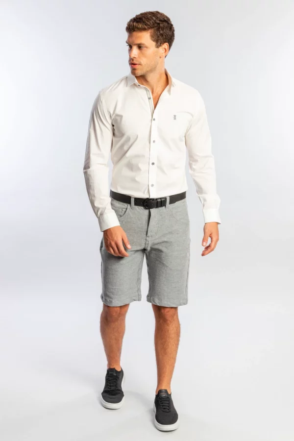 CAMISA ELASTANO GORGURÃO SERGIO K - OFF WHITE - Image 2