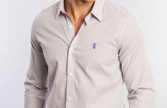 CAMISA VICHY CLASSIC SERGIO K - CINZA