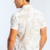 CAMISA FLORAL CAQUI SERGIO K - BRANCO - Image 4