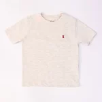 CAMISETA BÁSICA GOLA CARECA SERGIO K INFANTIL - MESCLA BANANA