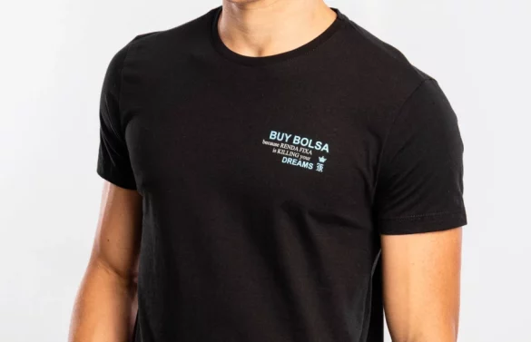 CAMISETA RENDA FIXA SERGIO K - PRETO