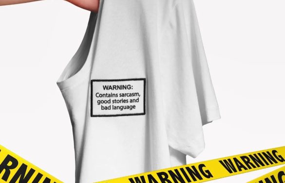 CAMISETA CONTAINS SARCASM SERGIO K - BRANCO
