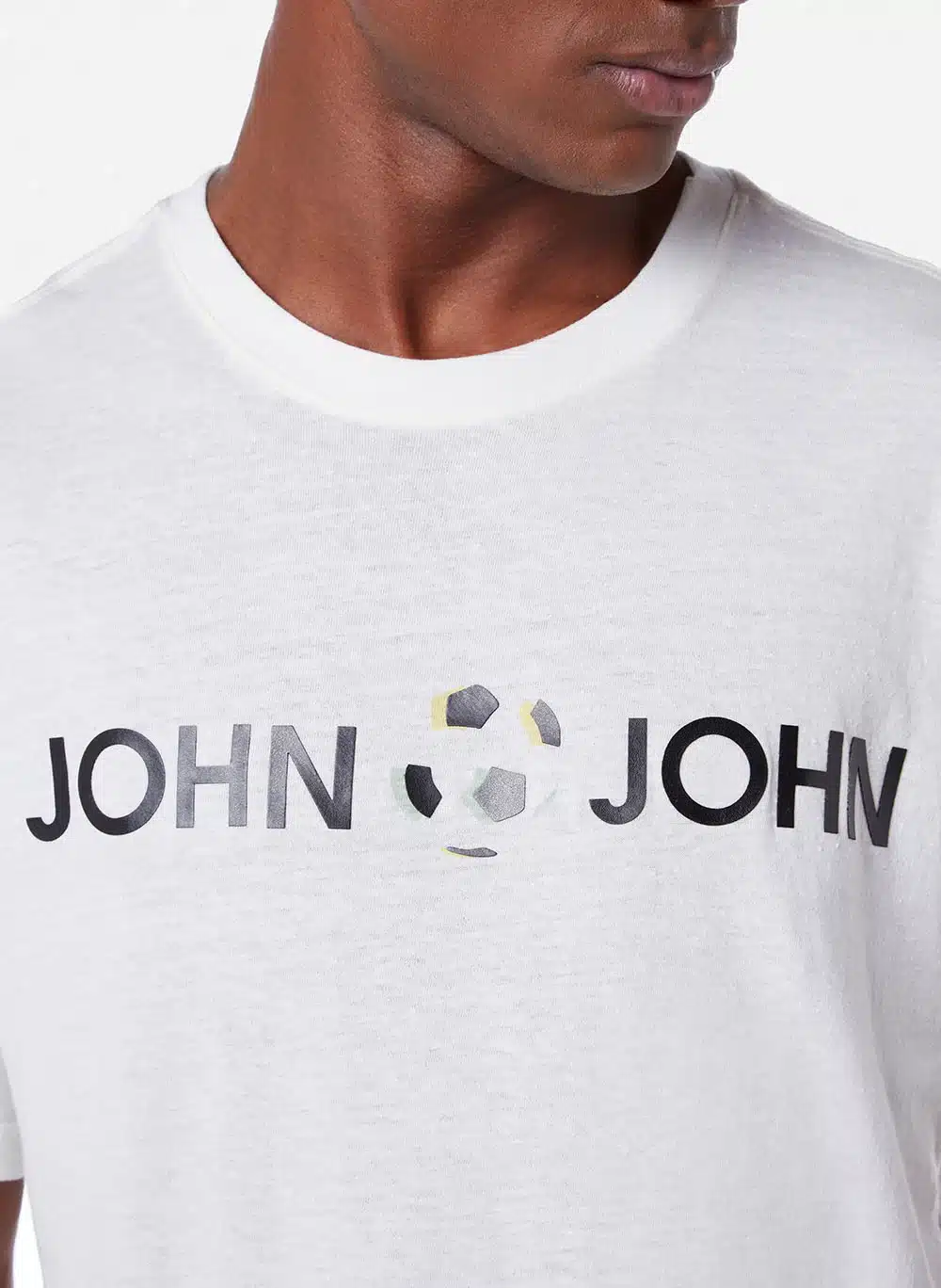 Camiseta John John Masculina Regular City Branca